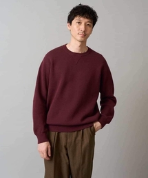 a.v.v（アーヴェヴェ）の「【洗濯機で洗える】ダブルフェイスクルーネックニット（ニット/セーター）」