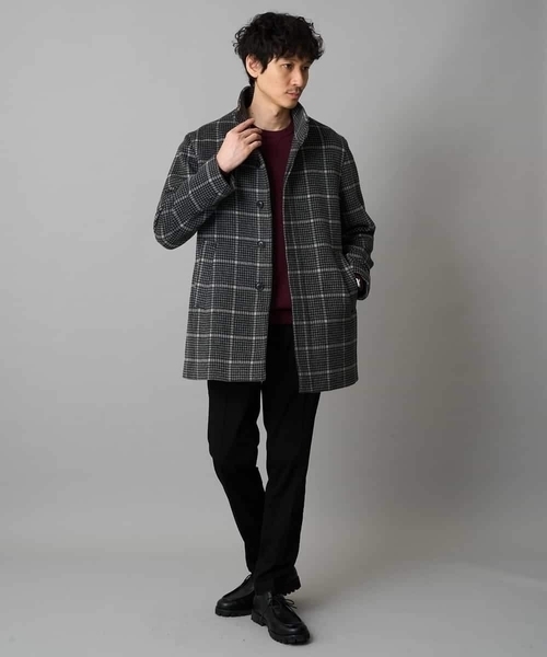 a.v.v（アーヴェヴェ）の「【洗濯機で洗える】ダブルフェイスクルーネックニット（ニット/セーター・メンズ・ボルドー/グレー/チャコールグレー/オレンジ・46/44/50/48）」の19枚目の写真