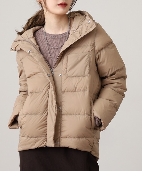 西*虎様 GOA ブラウン フード付きジャケット ティゴラバイビームスデザイン TIGORA by BEAMS DESIGN レディース