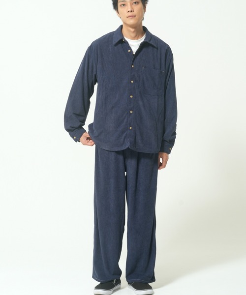 ROUGH TRADE(ラフトレード)の「コーデュロイシャツ(M1)(シャツ/ブラウス・メンズ・セージグリーン/ネイビー/ベージュ・LARGE/X-LARGE/MEDIUM)」の8枚目の写真