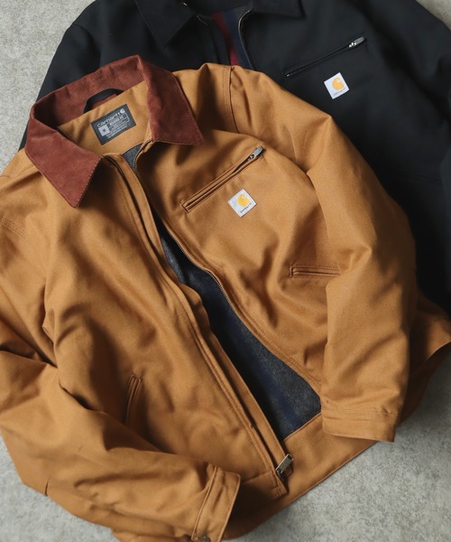 セール】【Carhartt カーハート】DUCK DETROIT JACKET BLANKET LINED