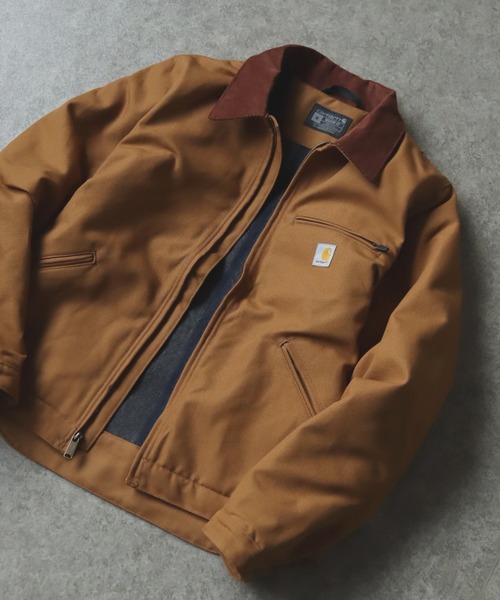 セール】【Carhartt カーハート】DUCK DETROIT JACKET BLANKET LINED