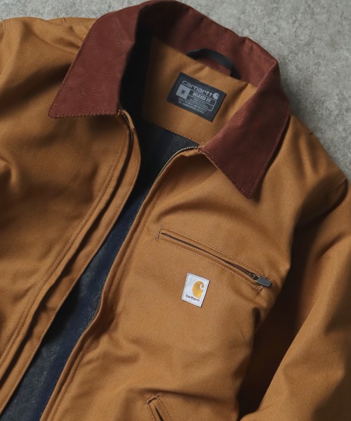 セール】【Carhartt カーハート】DUCK DETROIT JACKET BLANKET LINED