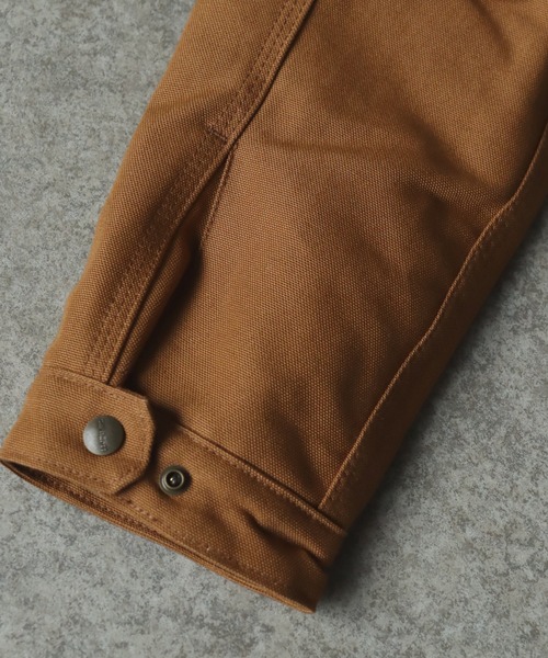 Carhartt(カーハート)の「【Carhartt カーハート】DUCK DETROIT JACKET BLANKET LINED/ダック デトロイトジャケット(ブルゾン・メンズ・ブラック/ブラウン・S/L/XL/M)」の11枚目の写真