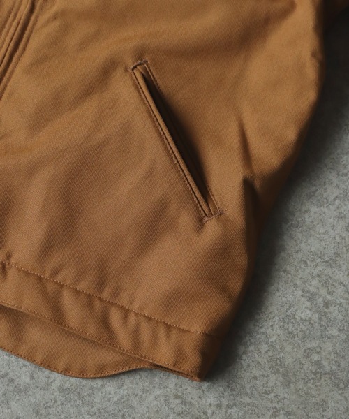 Carhartt(カーハート)の「【Carhartt カーハート】DUCK DETROIT JACKET BLANKET LINED/ダック デトロイトジャケット(ブルゾン・メンズ・ブラック/ブラウン・S/L/XL/M)」の12枚目の写真