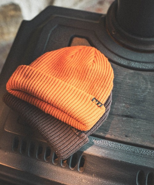 niko and...（ニコアンド）の「フェイクレザーパッチニットワッチ（ニットキャップ/ビーニー・メンズ・ブラック/オリーブ/ブルー/オレンジ/ライトグレー/ブラウン・FREE）」の9枚目の写真