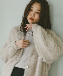 GLOBAL WORK | シャギーゆるVネックカーディガン/581171(カーディガン/ボレロ)