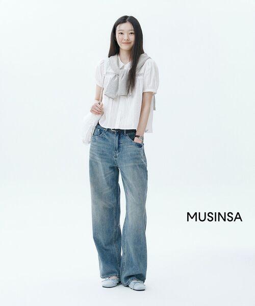 TTUDEMENT(トュードメント)の「パフスリーブ半袖ブラウス (アイボリー)(シャツ/ブラウス・レディース・その他・SMALL/MEDIUM)」の4枚目の写真