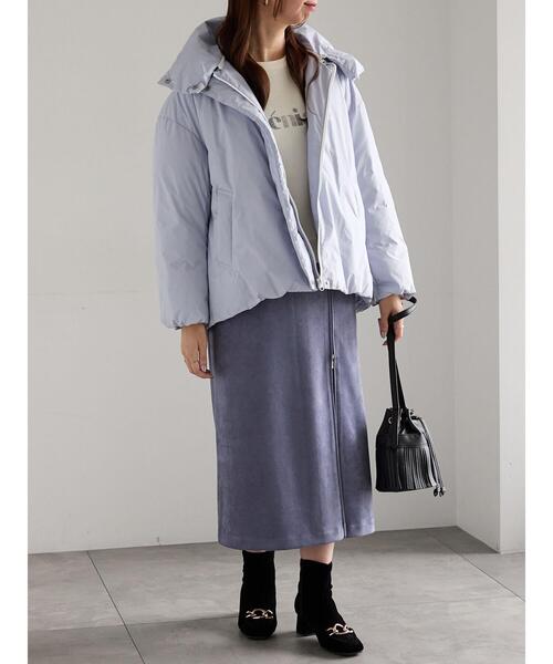 Te chichi(テチチ)の「スタンドカラーショートダウンジャケット《2025winter catalog item》(その他アウター・レディース・オフホワイト/ブルー/ブラック・F)」の5枚目の写真