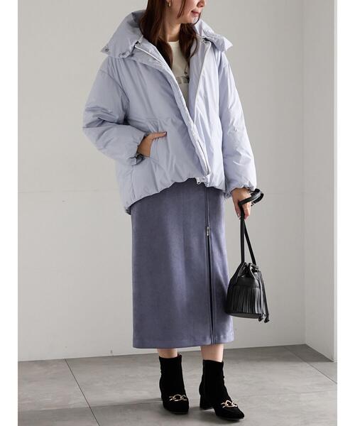 Te chichi(テチチ)の「スタンドカラーショートダウンジャケット《2025winter catalog item》(その他アウター・レディース・オフホワイト/ブルー/ブラック・F)」の6枚目の写真