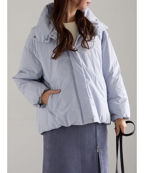 Te chichi(テチチ)の「スタンドカラーショートダウンジャケット《2025winter catalog item》(その他アウター・レディース・オフホワイト/ブルー/ブラック・F)」の8枚目の写真