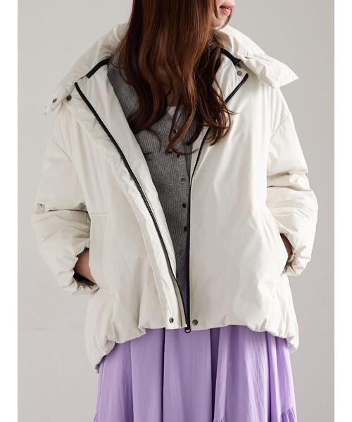 Te chichi(テチチ)の「スタンドカラーショートダウンジャケット《2025winter catalog item》(その他アウター・レディース・オフホワイト/ブルー/ブラック・F)」の15枚目の写真