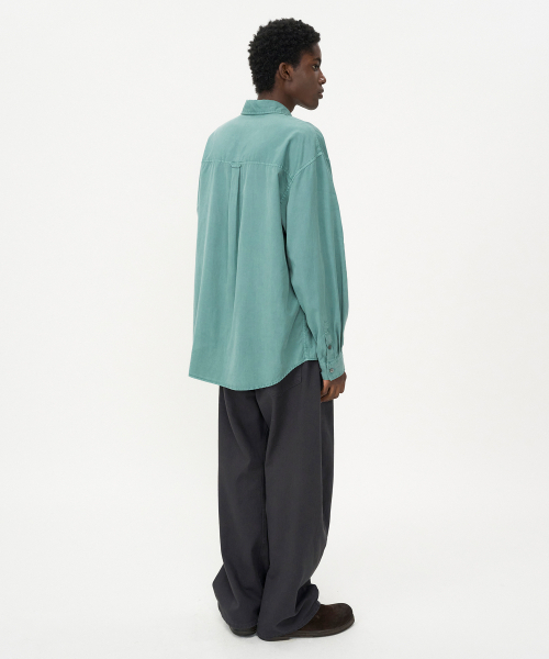 INSILENCE（インサイロンス）の「テンセルコットンダイングシャツASHMINT（シャツ/ブラウス・レディース・その他・SMALL/MEDIUM/LARGE）」の4枚目の写真