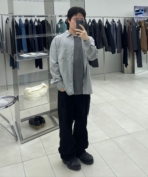 INSILENCE（インサイロンス）の「テンセルコットンダイングシャツASHMINT（シャツ/ブラウス・レディース・その他・SMALL/MEDIUM/LARGE）」の5枚目の写真