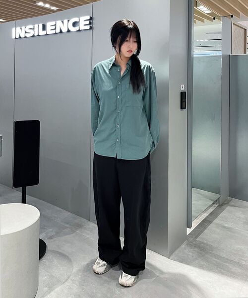 INSILENCE（インサイロンス）の「テンセルコットンダイングシャツASHMINT（シャツ/ブラウス・レディース・その他・SMALL/MEDIUM/LARGE）」の8枚目の写真