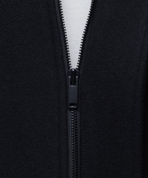 MUSINSA STANDARD（ムシンサスタンダード）の「カシミヤブレンドオーバーサイズミニマルブルゾンジャケット[ブラック]（ブルゾン・メンズ・その他・X-LARGE/XX-LARGE/MEDIUM/LARGE）」の8枚目の写真