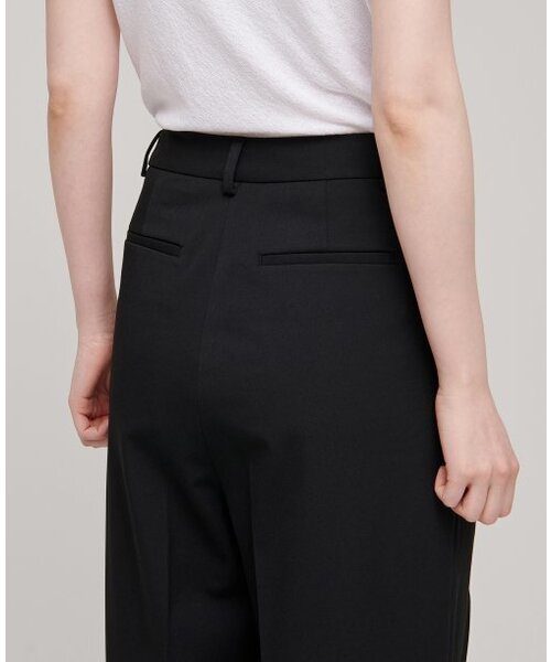MUSINSA STANDARD WOMAN（ムシンサスタンダードウーマン）の「レディースリバースツータックワイド隠しバンディングスラックス[ブラック]（スラックス・レディース・その他・24/25/27/28/26/29）」の6枚目の写真