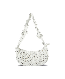 THE GREEN LAB（ザグリーンラボ）の「ドットフリルダンブリングバッグ [アイボリー]（ショルダーバッグ）」