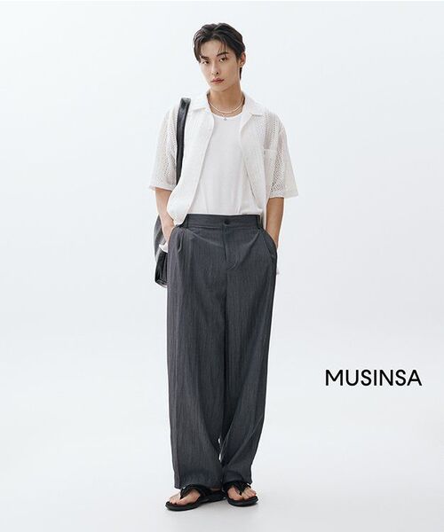 TRIP LE SENS(トリップ ル センス)の「パターンドクロシェハーフシャツ_ホワイト(シャツ/ブラウス・メンズ・その他・MEDIUM/LARGE)」の16枚目の写真