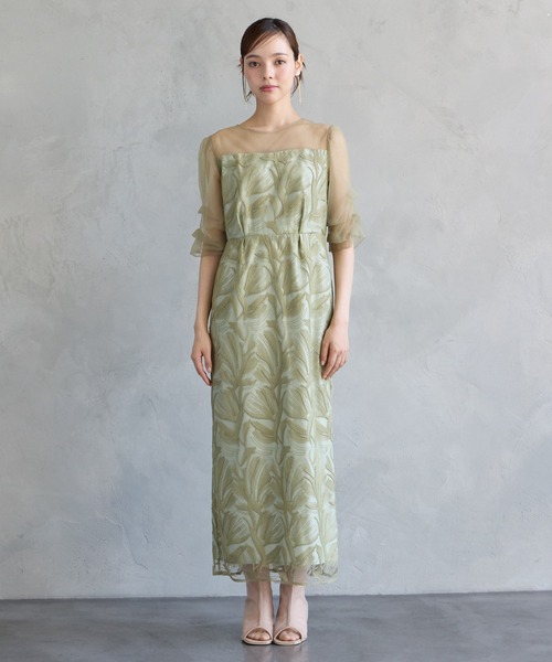 AIMER(エメ)の「【WEB限定】タックスリーブリーフレースタイトパーティードレス 結婚式 お呼ばれ ドレス 20代 30代 40代(ドレス・レディース・グリーン/グレー/ブラック・SMALL/MEDIUM/LARGE)」の20枚目の写真