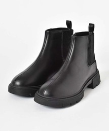 Bleu Bleuet（ブルーブルーエ）の「サイドゴアショートブーツ（ブーツ）」