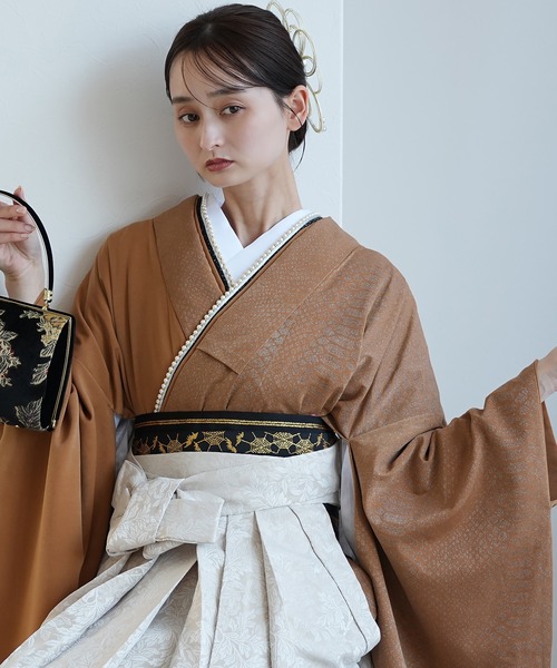 袴セット utatane 半身 月霞パイソン（着物）｜utatane（ウタタネ）の
