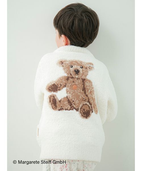 セール】【Steiff】【KIDS】パウダージャガードカーディガン（ルーム