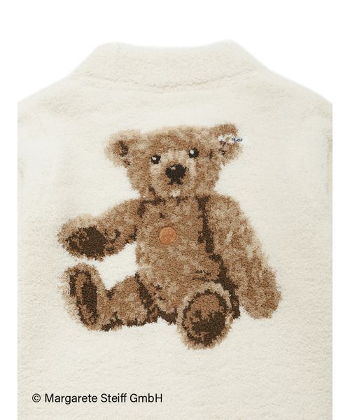 セール】【Steiff】【KIDS】パウダージャガードカーディガン（ルーム