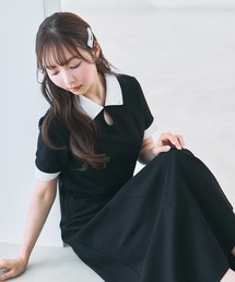 CENEA（セネア）の「フロントホールポロワンピース（ワンピース）」