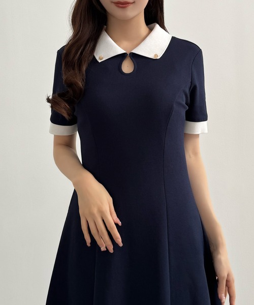 CENEA（セネア）の「フロントホールポロワンピース（ワンピース）」 - WEAR