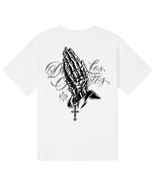 KAN6312(カン6312)の「KTW0117 エモン 半袖Tシャツ - ホワイト(Tシャツ/カットソー・メンズ・その他・MEDIUM/LARGE/SMALL/X-LARGE)」の1枚目の写真