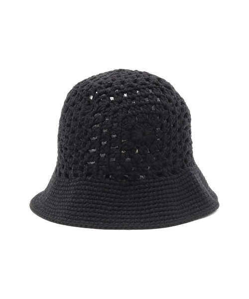 NEW ERA(ニューエラ)の「ニューエラ クロシェハット 模様編み(ハット・レディース・ブラック/ホワイト・FREE)」の5枚目の写真