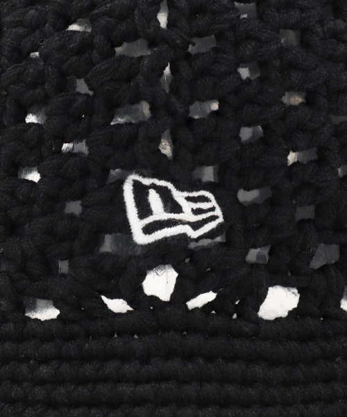 NEW ERA(ニューエラ)の「ニューエラ クロシェハット 模様編み(ハット・レディース・ブラック/ホワイト・FREE)」の7枚目の写真