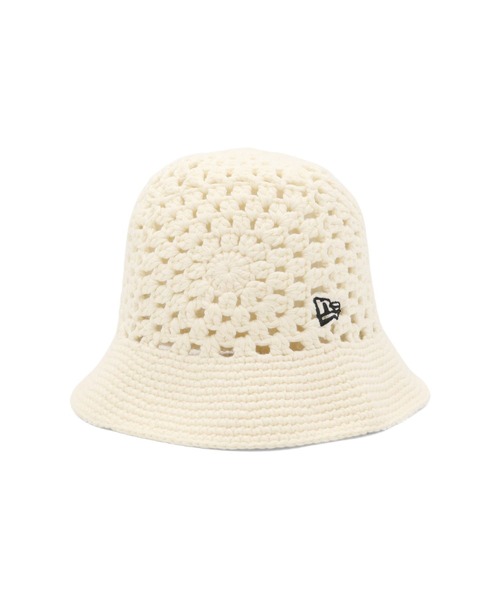 NEW ERA(ニューエラ)の「ニューエラ クロシェハット 模様編み(ハット・レディース・ブラック/ホワイト・FREE)」の8枚目の写真