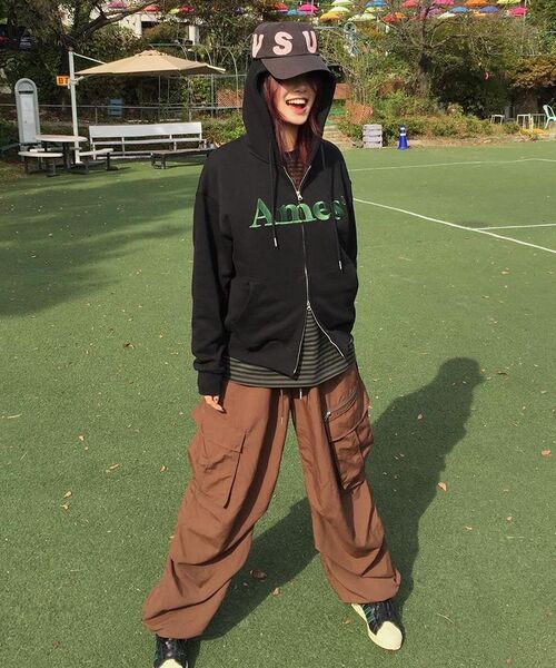 AMESWORLDWIDE（アメスワールドワイド）の「BASIC LOGO HOODIE ZIP UP BLACK（パーカー・メンズ・その他・SMALL/MEDIUM/LARGE）」の22枚目の写真