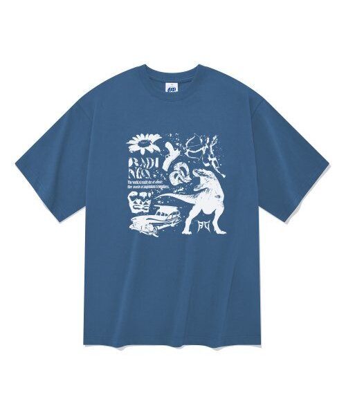 RADINEO(ラディネオ)の「20番手イマジン半袖Tシャツブルー(Tシャツ/カットソー・メンズ・その他・LARGE/MEDIUM/X-LARGE)」の1枚目の写真