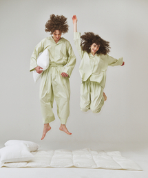 OGGITT（オキット）の「(uni)Dormitory Pipe Pajamas Light Green（ルームウェア/パジャマ・メンズ）」