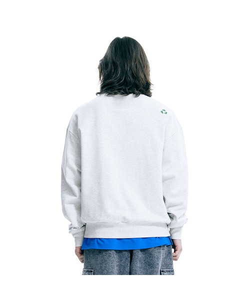 OURPOCKETS(アワーポケッツ)の「アワーポケットシグネチャー地区別スウェットマンツーマン(ライトグレー)(スウェット・レディース・ライトグレー・MEDIUM/X-LARGE)」の4枚目の写真