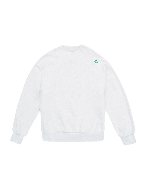 OURPOCKETS(アワーポケッツ)の「アワーポケットシグネチャー地区別スウェットマンツーマン(ライトグレー)(スウェット・レディース・ライトグレー・MEDIUM/X-LARGE)」の3枚目の写真