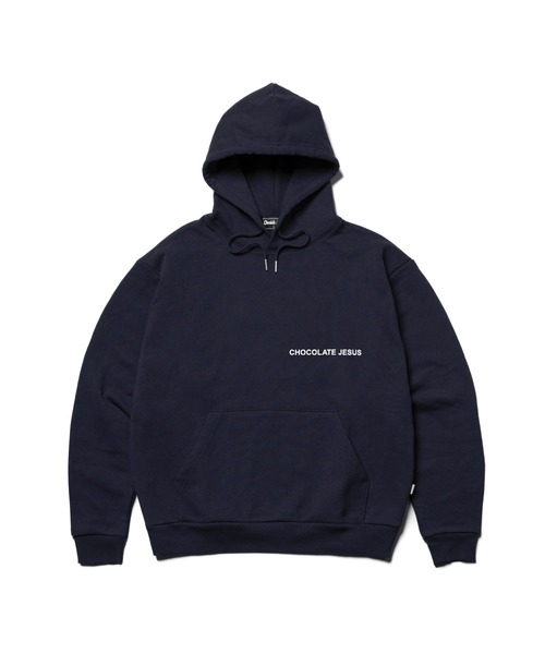 Chocolate Jesus （チョコレートジーザス ）の「VITALOGY HOODIE（パーカー・メンズ・ネイビー/アッシュ・XX-LARGE/X-LARGE/LARGE/MEDIUM/SMALL）」の4枚目の写真