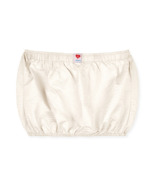 NAKED SURF CLUB(ネイキッドサーフクラブ)の「エンボスシワチューブトップ (ベージュ)(Tシャツ/カットソー・レディース・ベージュ・FREE)」の3枚目の写真
