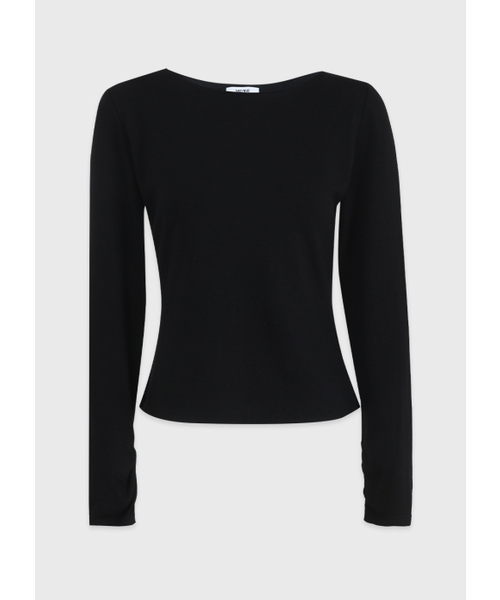 MICANE(ミケーネ)の「ラミス ボートネックT(Tシャツ/カットソー・レディース・ブラック/アイボリー・SMALL/X-LARGE/LARGE/MEDIUM)」の20枚目の写真