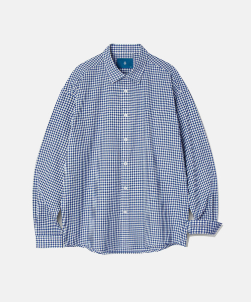 Diamond Layla(ダイアモンドレイラ)の「ギンガムチェックシャツ S101 ブルー(シャツ/ブラウス・レディース・その他・SMALL/MEDIUM/LARGE/X-LARGE)」の1枚目の写真