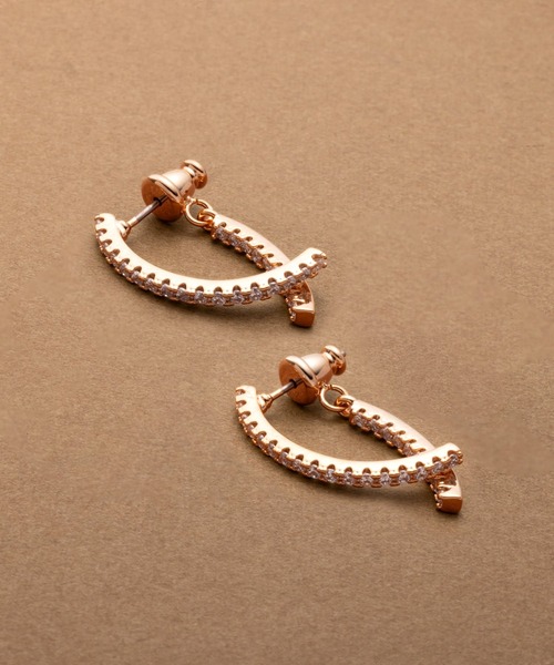 Cream dot.（クリームドット）の「【金属アレルギー対応】ビジューライン煌めくバックキャッチイヤリング/ピアス（ピアス（両耳用）・レディース・ゴールド系その他/シルバー系その他/ゴールド/ピンク/シルバー/ピンク系その他・ONE SIZE）」の21枚目の写真