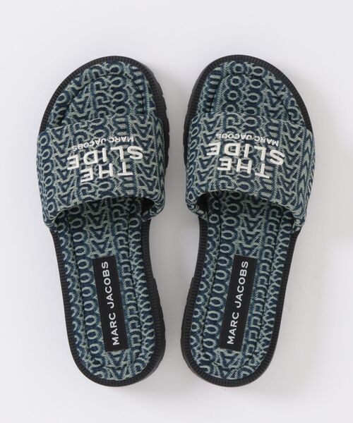 MARC JACOBS（マークジェイコブス）の「THE SUN FADED MONOGRAM LUG SOLE SLIDE/ザ サン フェーディッド モノグラム ラグ ソール スライド（サンダル・レディース・インディゴブルー・36/37/38/39/35）」の11枚目の写真