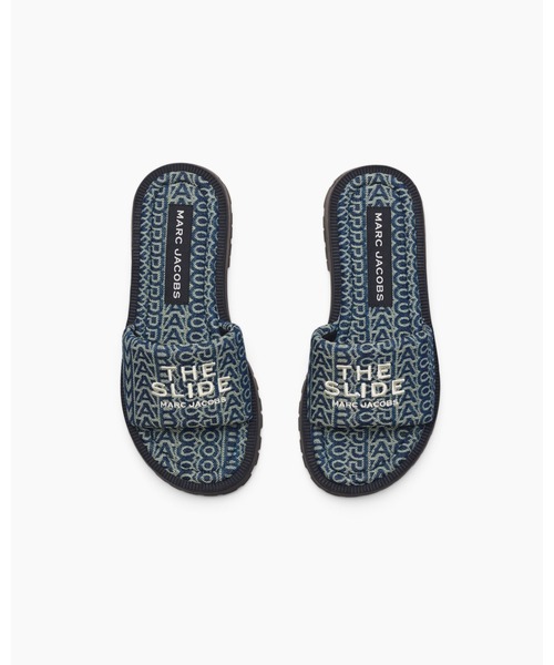 MARC JACOBS（マークジェイコブス）の「THE SUN FADED MONOGRAM LUG SOLE SLIDE/ザ サン フェーディッド モノグラム ラグ ソール スライド（サンダル・レディース・インディゴブルー・36/37/38/39/35）」の7枚目の写真
