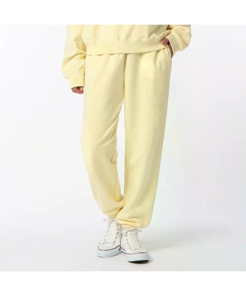 GOAT(ゴート)の「GOAT / 13.5oz SWEAT PANTS(スウェットパンツ・レディース・ブラック/サックスブルー/アイボリー/ライトイエロー/ヘザーグレー・S/M)」の22枚目の写真