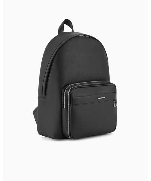 ARMANI EXCHANGE（アルマーニエクスチェンジ）の「【A|X アルマーニ エクスチェンジ】AXロゴ ラウンドシェイプ バックパック（バックパック/リュック・メンズ・ブラック・FREE）」の2枚目の写真