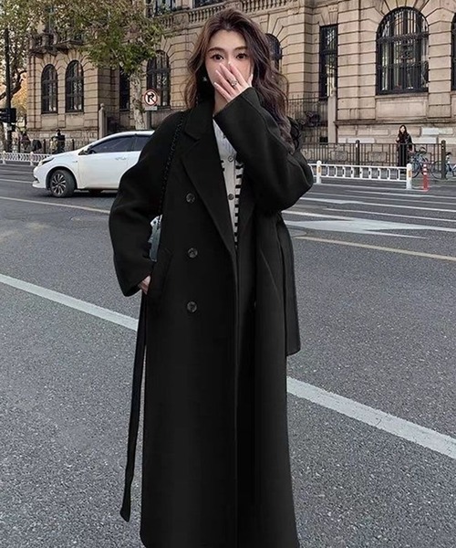 今期 新品 タグ付 Wrapin nine 9 上質Wフェイスミドル丈コート 黒 プラダ PRADA PRADA 中綿コート 29D960 1WQ9 Re-Nylon フード ミドル丈