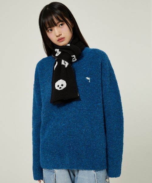 WaiKei(ワイケイ)の「ドルフィンブークルニットブルー(ニット/セーター・レディース・その他・2/1)」の5枚目の写真